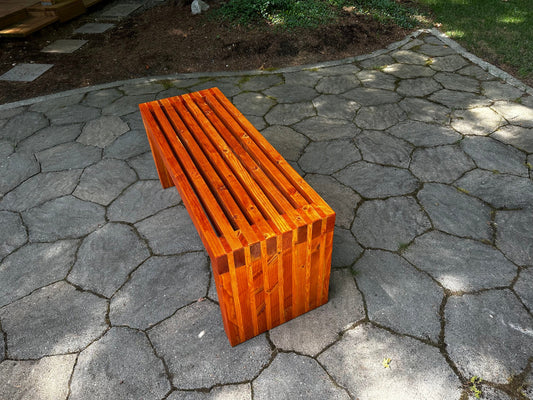 New model - Bench Indoor or Outdoor Furniture, Patio Furniture,  Patio bench, deck bench, porch bench, decorative bench, made to order